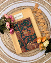 Cream Premium viscose cotten plain saree