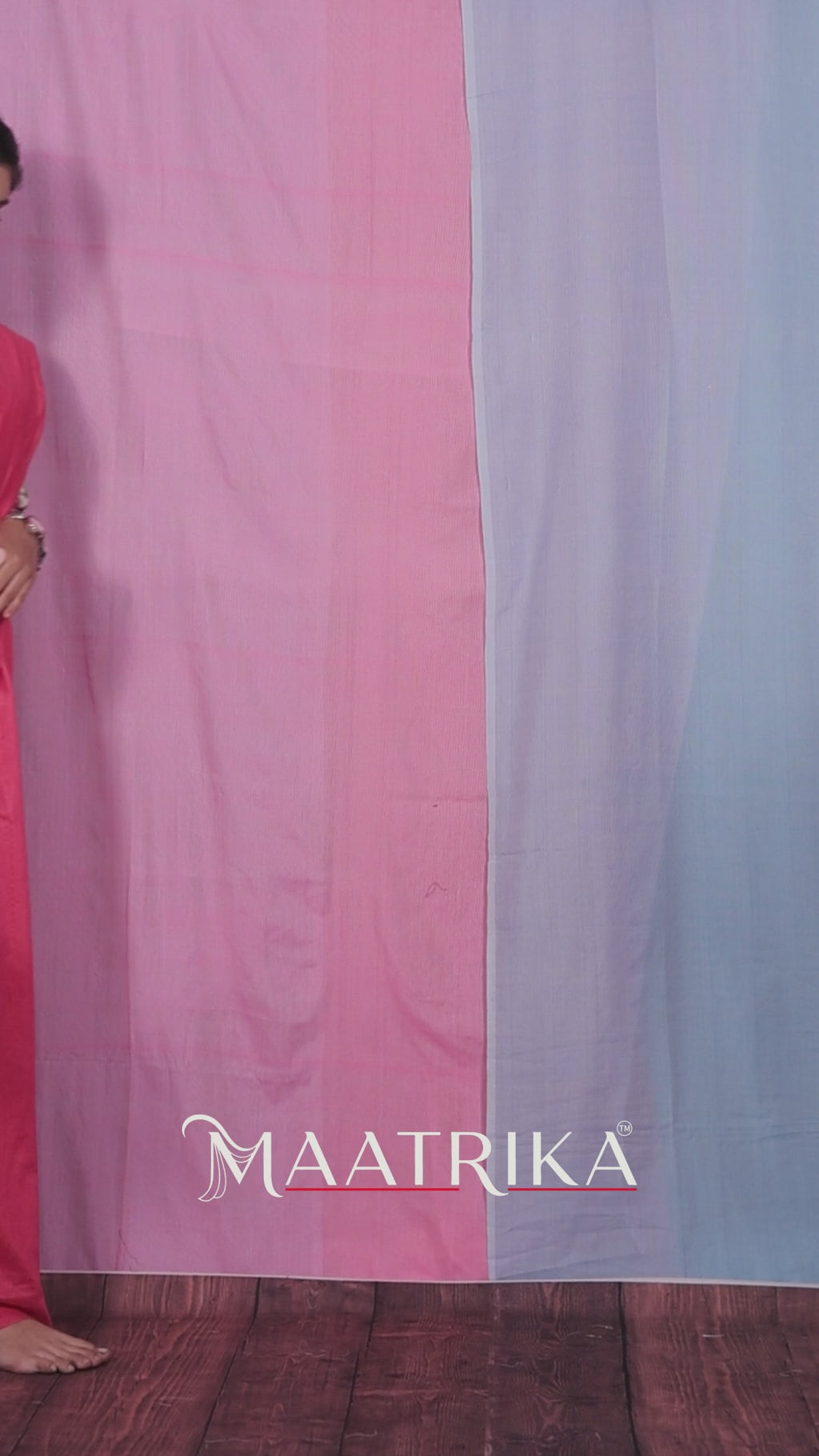 Premium Viscose Cotton Feel Plain Saree with Tassels & Printed Blouse | Soft Lightweight Daily Wear Saree | 0% Polyester | Reddish Pink Color Saree
